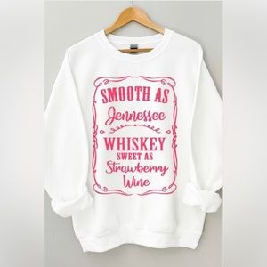 NWT CREW NECK SMOOTH AS WHISKEY - S M L